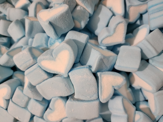 Picture of Blue Heart Marshmallows