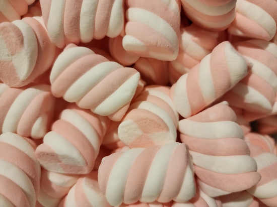 Picture of Pink & White Twist Marshmallows (GF)